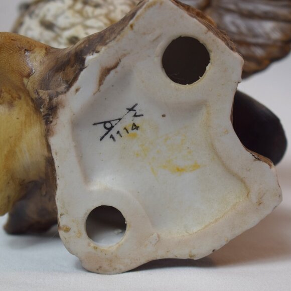 Vintage Home Interiors Woodland Great Horned Owl on Log #1114 EUC - Picture 5 of 5